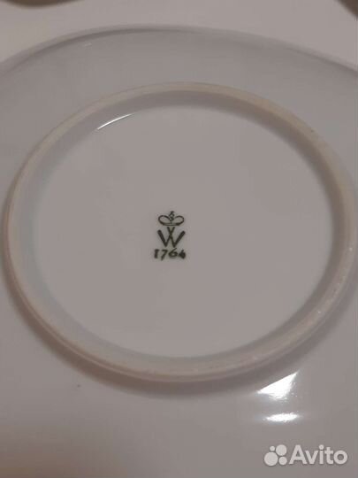 Набор десертный. Фарфор. Wallendorf. ГДР. Винтаж