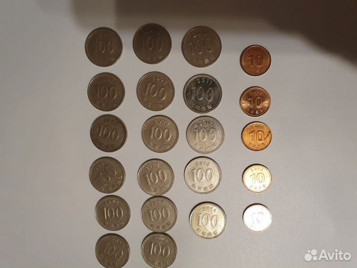 Монеты Южная Корея