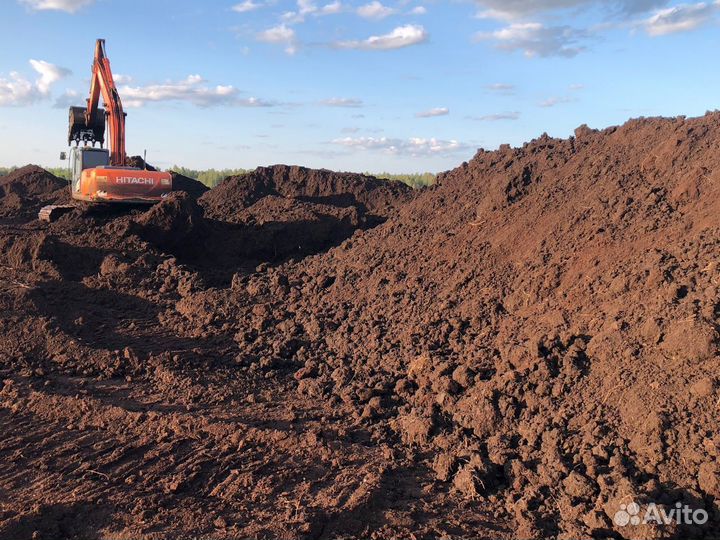 Плодородный грунт, чернозем, торф