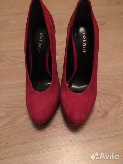 Туфли замшевые