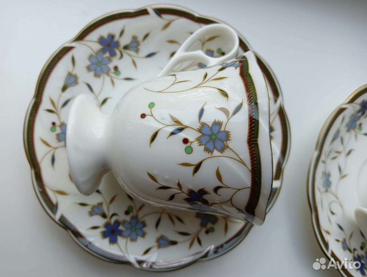 Фарфоровые чайные пары