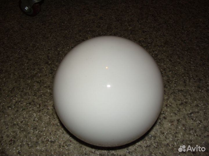 Плафон белый на бра, 139 мм, стеклянный