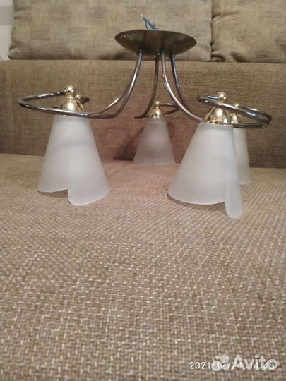 Люстра потолочная бу