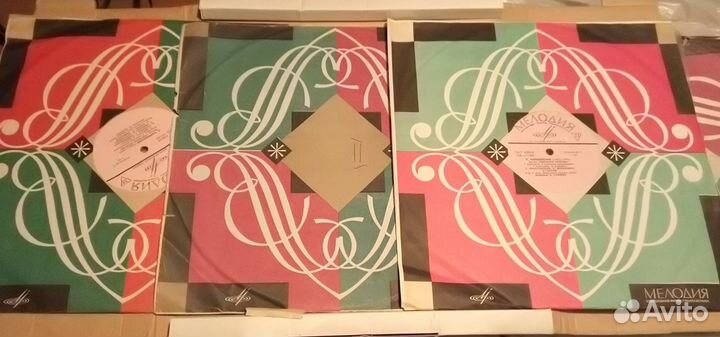 Комплект 3 пластинки: опера Евг. Онегин Чайковский