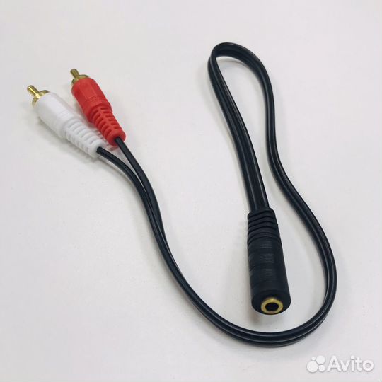 Переходник 3.5 jack 2 rca \ аукс на тюльпаны
