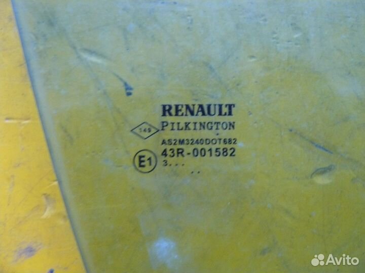 Стекло двери передней правой Renault Laguna II