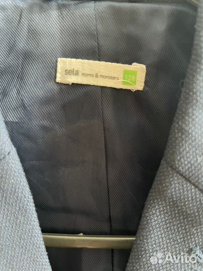 Школьный костюм для мальчика 128 тёмно-синий