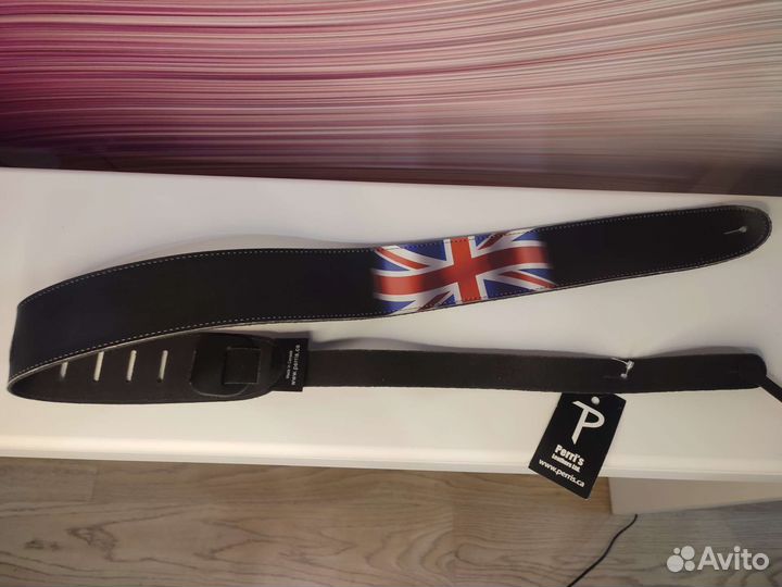 Кожаный гитарный ремень Perri's P25LSS-33