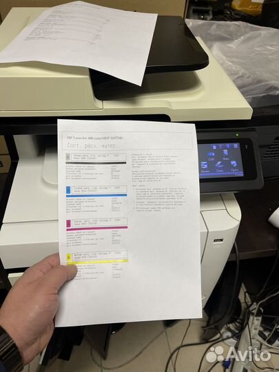 Проф.мфу HP color LaserJet Pro 400 M475dn