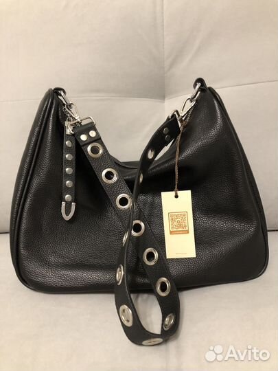 Ремень для сумки новый, натуральная кожа