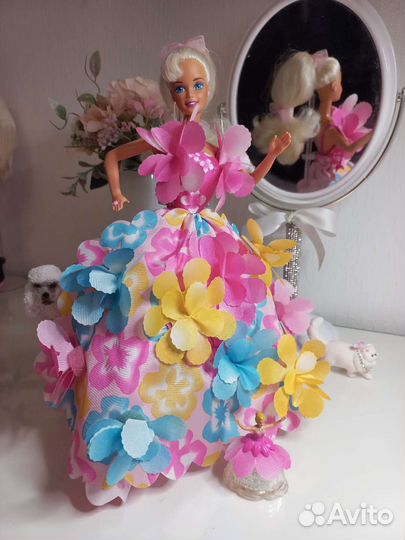 Платье для барби 90х, blossom beauty barbie