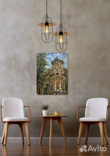 Картина маслом на холсте Дача купца Кундури