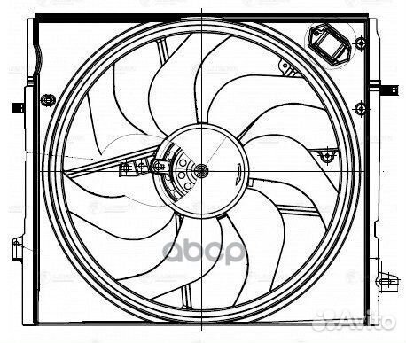 Вентилятор радиатора Nissan Qashqai (13) (с