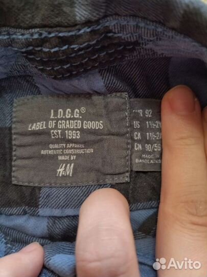 Рубашка H&M на мальчика 92