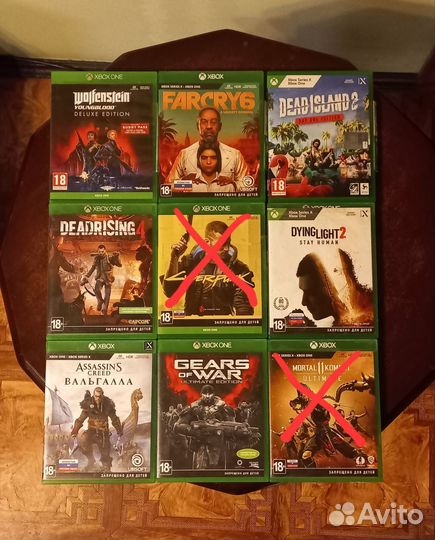 Игры для Xbox one и Xbox Series X