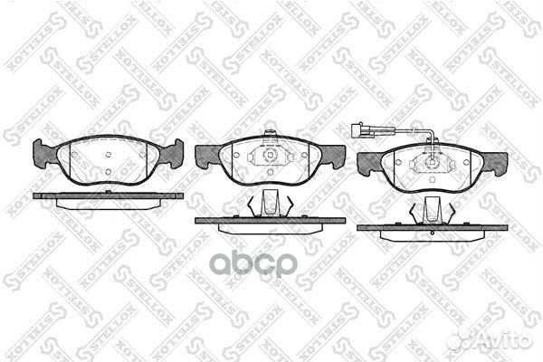 598 011B-SX колодки дисковые п. Fiat Brava/Pu