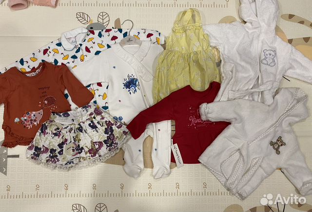 Вещи пакетом на девочку 6-9 месяцев