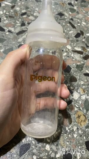 Pigeon бутылочка стекло
