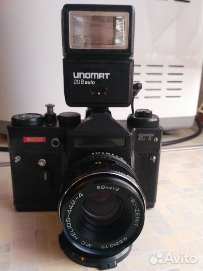 Фотоаппарат zenit ET с вспышкой