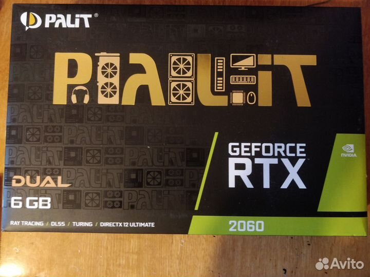 Видеокарта rtx 2060 palit dual 6gb