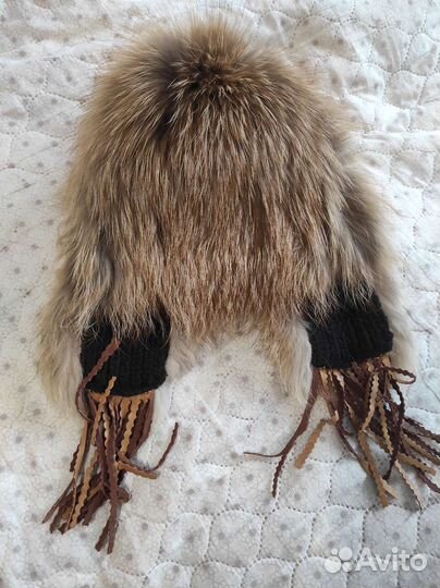 Шапка женская лисья
