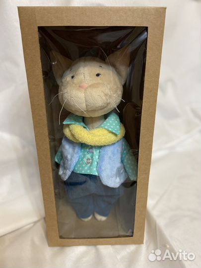 Текстильная игрушка кот Абрикос