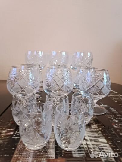 Фужеры хрустальные СССР