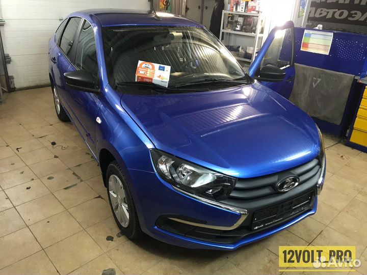 Установка сигнализации starline