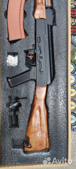 Страйкбольный привод ак 74 Сталь Дерево