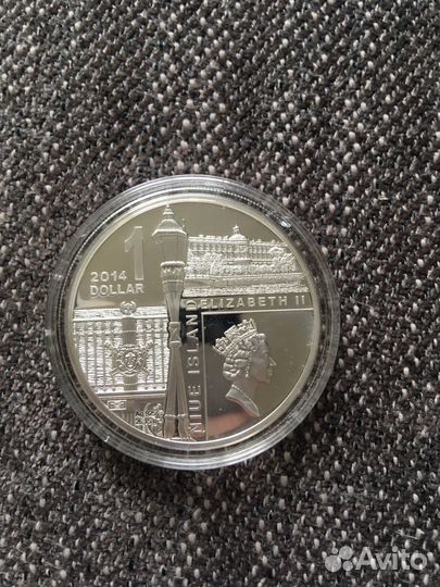 Монета серебро