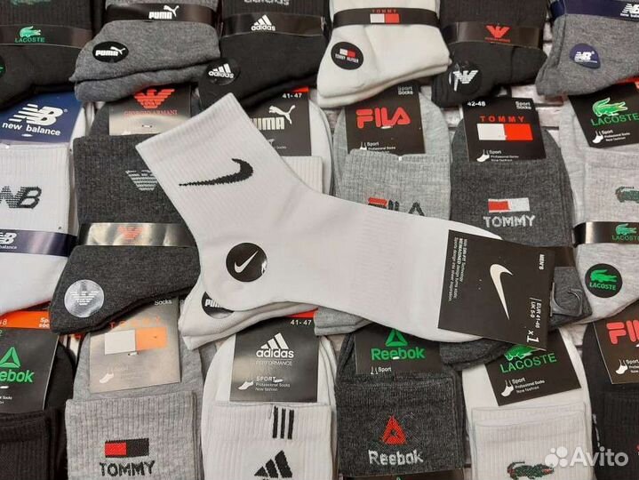 Носки Nike Adidas Puma Reebok