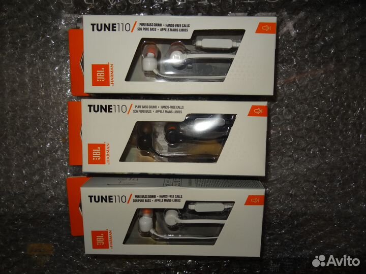 Наушники JBL tune 110 JBL T110