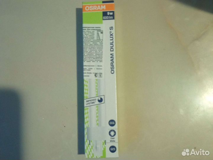 Лампа Osram dulux s 9w