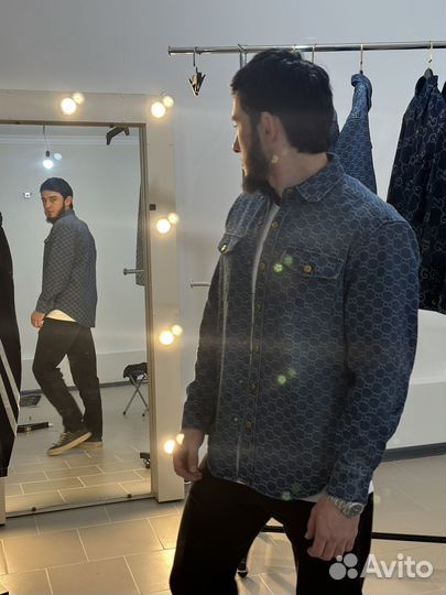 Рубашка джинсовая,накидка