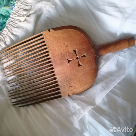 Хапуга деревянная старинная 19 век