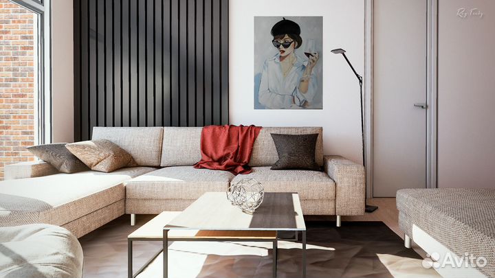 Картина маслом на холсте 