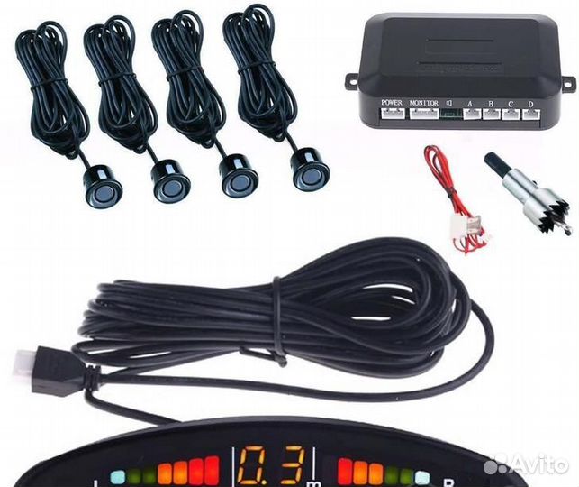 Парктроники парковочный радар установка