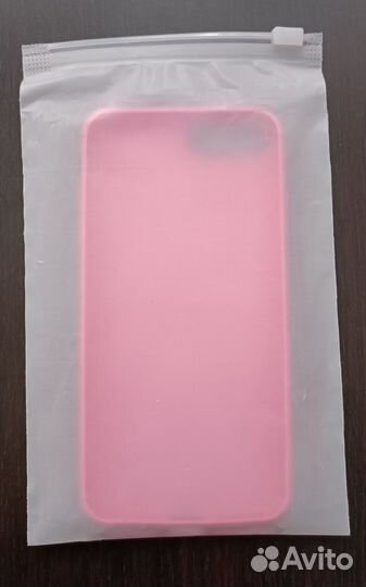 Чехол на iPhone 7Plus/8Plus, розовый. Новый