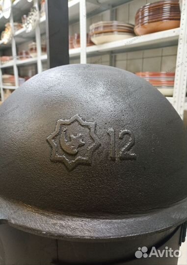 Казан чугунный с печкой