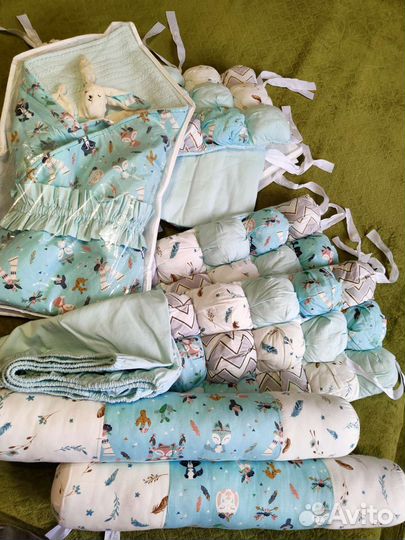 Бортики в детскую кроватку