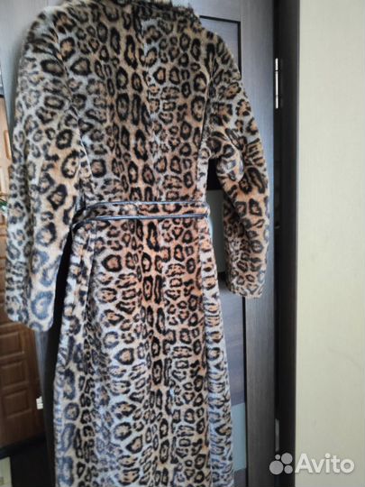 Шуба из экомеха женская