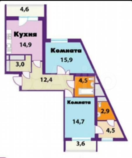 2-к. квартира, 81 м², 17/17 эт.