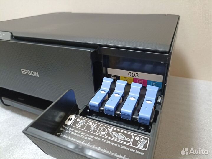 Цветное мфу Epson L3210 снпч печать фото