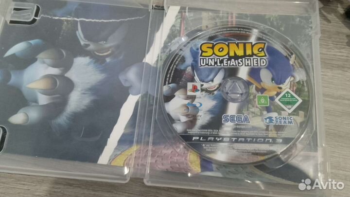 Диск для ps 3 с игрой sonic unleashed