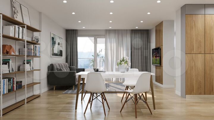3-к. квартира, 89,7 м² (Грузия)