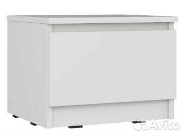 Тумба с ящиком белая