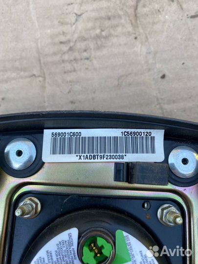 Подушка безопасности в руль Hyundai Getz