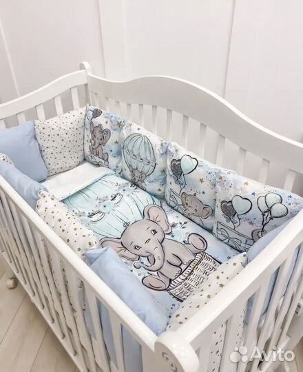 Бортики в детскую кроватку