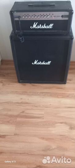 Голова Marshall mg100hcfx. Кабинет mg412acf 120w