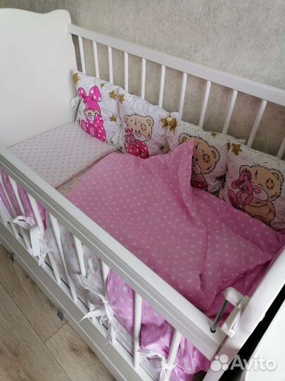Бортики в детскую кроватку